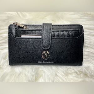 Christian Lacroix Black Leather Wallet
